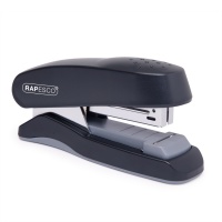 Rapesco Flat Clinch Half Strip Stapler Black