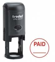 Trodat Printy 46019 Word Stamp Self Inking Red PAID