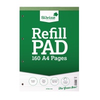 Silvine A4 Refill Pad Narrow Ruled PK6