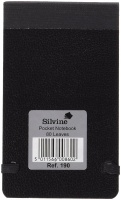 Silvine Elastic Band Book Black PK12