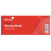 Silvine Receipt Book 80x202mm PK36