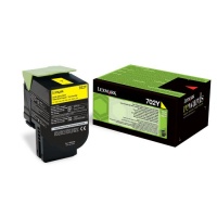 Lexmark 702Y Return Prog Yellow Toner