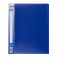 Snopake Superline Ring Binder 2-Ring 25mm A4 Electra BL PK10