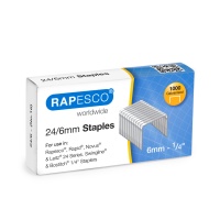 Rapesco 24/6mm Staples PK1000